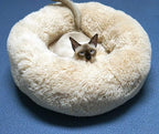 BODISEINT Modern Soft Plush Round Pet Bed - Image 2