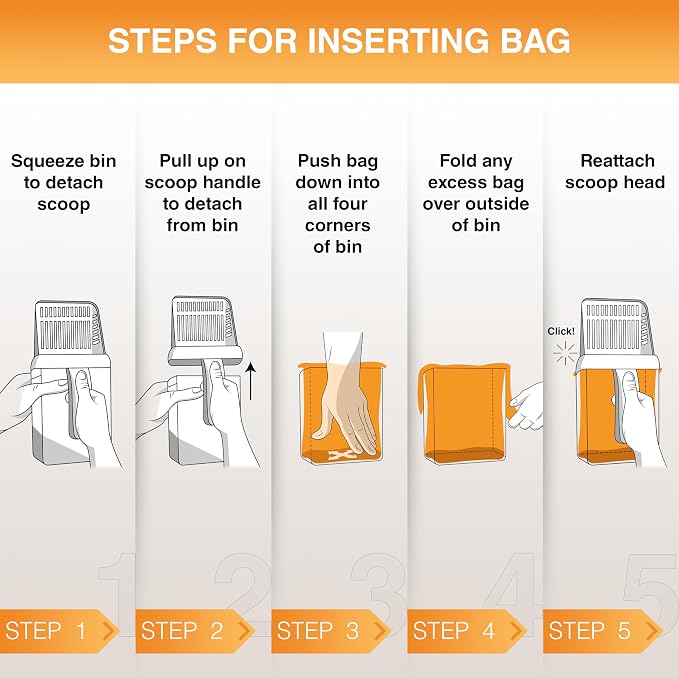 Neater Pet Brands Neater Scooper Standard Cat Litter Scoop, 60 Refill Bags – - Image 9
