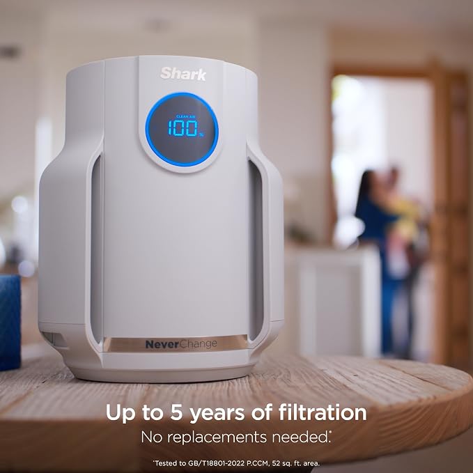 Shark Air Purifier for Home, NeverChange Compact Pro, for Bedroom, Home Office - Image 12