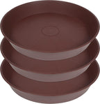 3 Pack of 20 22 inch Plant Saucer, 3.6" Depth Tray, Large Garden Plastic Flower by Bleuhome