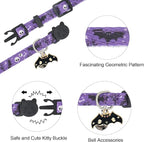 Halloween Cat Collar, Cotton 2 Pack Cat Collar - Image 4