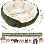 Asvin Small Dog Bed for Small Dogs, Cat Beds for Indoor Cats, Pet Bed for Puppy - Image 3