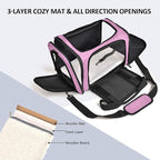 Henkelion Large Cat Carriers Dog Carrier Pet Carrier - Image 2