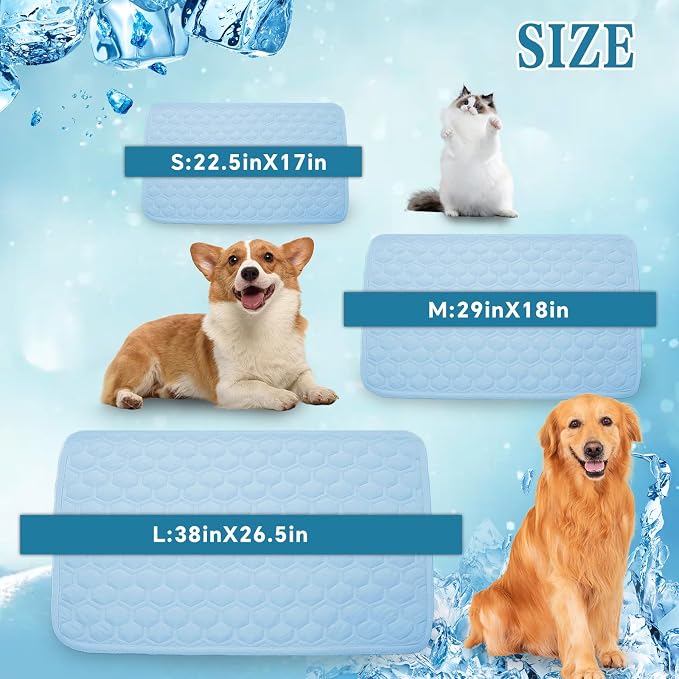 Cooling Mat for Dogs Thicken Pad for Cats, Rabbit&Medium, Large Dogs Internal - Image 10