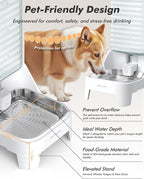 Automatic Dog Water Bowl Dispenser - 8L Large Gravity Cat Water Dispenser with - Image 5