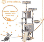 Cat Tree, 70-Inch Cat Tree Tower - Image 6