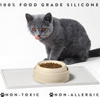 CatGuru Cat Food Mat, Small & Large Pet Placemat, 100% Waterproof Cat Feeding - Image 6