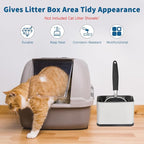 FHTONGE Stainless Steel Cat Litter Scoop Holder, Detachable Metal Cat Scooper - Image 7
