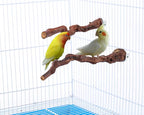 2 pcs 9.8 inch Bird Perches Stand Natural Wood Bird Perches, Birdcage Wood - Image 5