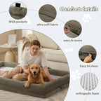 WNPETHOME Human Dog Bed for Adult, Washable Dog Couch - Image 3