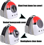 Front Expandable Cat Backpack Carrier, Fit up to 20 lbs, Space Capsule - Image 5