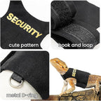 Lizard Carrier Backpack with Security Printing Harness Leash Set, Reptile - Image 4