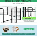 BestPet | Dog Playpen | 40 Inch, 16 Panels | Heavy Duty Metal Pet Exercise Pen - Image 4
