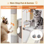 Taoqimiao Cat Tree, 38.2-Inch Cat Tower - Image 6