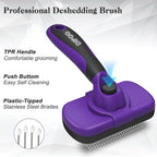 Self Cleaning Cat & Dog Grooming Brush - Image 2