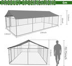 Outdoor Dog Enclosure Heavy Duty Dog Kennel House Mesh Dog Big Cage Pet Kennel - Image 2
