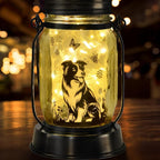 Border Collie Gifts for Women/Men Border Collie Solar Lanterns Dog Mom Birthday by kyoryuger