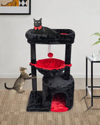 SYANDLVY Gothic Cat Tree with Coffin Bed - Image 6