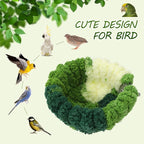 Bird Nest for Cage, Plush Hanging Bird Bed for Parakeet, Breeding Bird House - Image 6