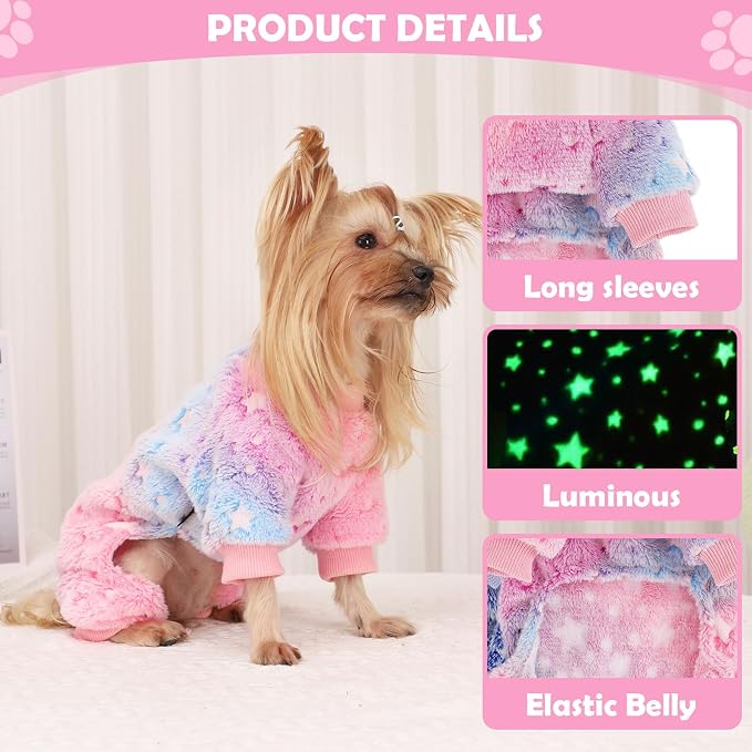 Dog Pajamas Psj Clothes Girl Small Winter Cute Small Puppy Clothes 4 Legs - Image 3