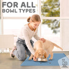 Dog Food Mat - Raised Edges Dogs Mat - Image 6