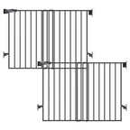 Babelio Baby Gate for Stairs, Kitchen & Doorways, No Bottom Bar| Easy by BABELIO