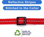 Pawtitas Recycled Red Reflective Cat Collar – Eco-Friendly Breakaway Safety - Image 4