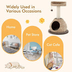 PETSITE Modern Cat Tree Tower, Paper Rope Natural Bowl Shaped - Image 8