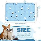 Nuanchu Dog Stroller Cooling Mat Waterproof Outdoor Pet Cooling Mat Washable - Image 2
