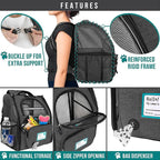 PetAmi Dog Cat Backpack Carrier, Expandable Pet Carrier Backpack - Image 6