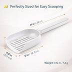 Cat Poop Scooper Cleaning Shovel, Plastic Candy Color Shovel, Ergonomic Pet - Image 2