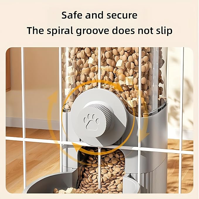 GPY Automatic Hanging Gravity Pet Feeder and Water Dispenser Set ，Automatic - Image 7