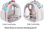 Bird Carrier Backpack with Rope Perch, Portable Bird Travel Carrier Backpack - Image 2