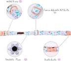 Lionheart Glory Dog Collar, Cute Floral Pattern Pet Collar Adjustable Dog Collar - Image 4