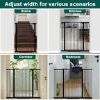 Fairy Baby 40.5" Extra Tall Baby Gate No Drill, 54.8"-60.2" Extra Wide Dog Pet - Image 7
