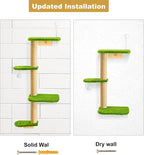 Cat Wall Climber and Floating Shelves, Wall Mounted Cat Tree - Image 6