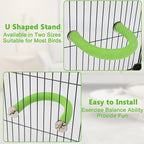 Rypet U Shape Parrot Perch Stand Toy - Image 7