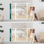 keny 36" Extra Tall Baby Gate for Doorways, Fits Openings 29.7" to 46" Wide - Image 3