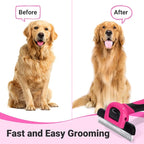 MIU COLOR Pet Grooming Brush, Deshedding Tool - Image 4