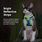 Cat Harness and Leash Set, Step-in Escape Proof Adjustable Vest Harness - Image 3