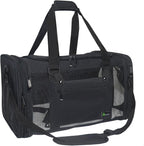 Soft-Sided Pet Carrier for Cats Small Dogs of 15 Lbs Medium Black by NextFri