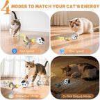 Cat Toys, Interactive Kitten Toys Indoor Cats, USB Rechargeable Electronic - Image 2