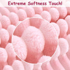 Soft Fleece Baby Blanket Ultra Cozy Pink Baby Blankets - Image 6