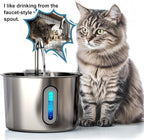 Cat Water Fountain, 74oz/2.2L Cat Fountain - Image 6