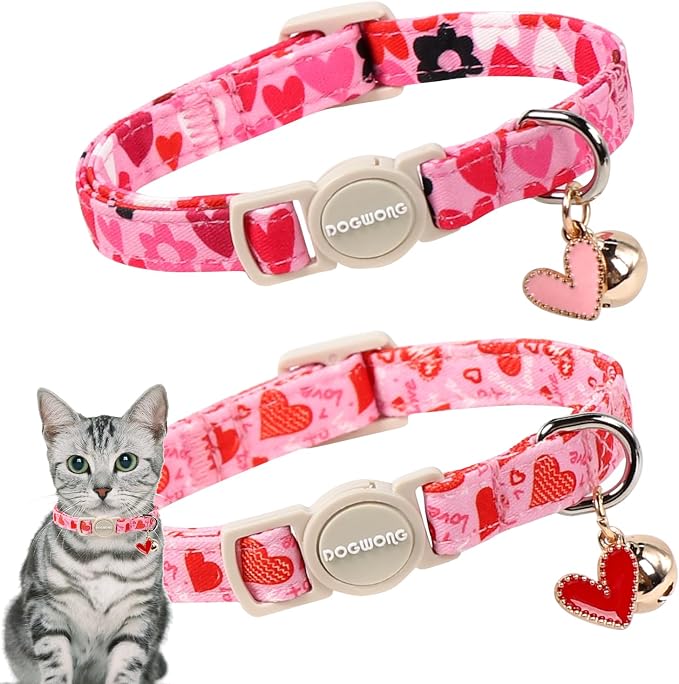 2 Pack Cat Collars Breakaway by DOGWONG
