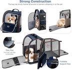 Lekebobor Large Cat Backpack Carrier Expandable Pet Carrier Backpack - Image 3