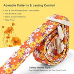 Fall Dog Collar Vintage Daisy Puppy Collar - Image 4