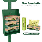 Dog Waste Station Outdoor, Pet Waste Disposal Station Rustproof Aluminum - Image 7