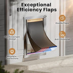 Cat Door, All Aluminum Small Dog Doggy Doggie Door - Image 2
