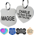 GoTags Stainless Steel Pet ID Tags, Personalized Dog Tags and Cat Tags by GoTags